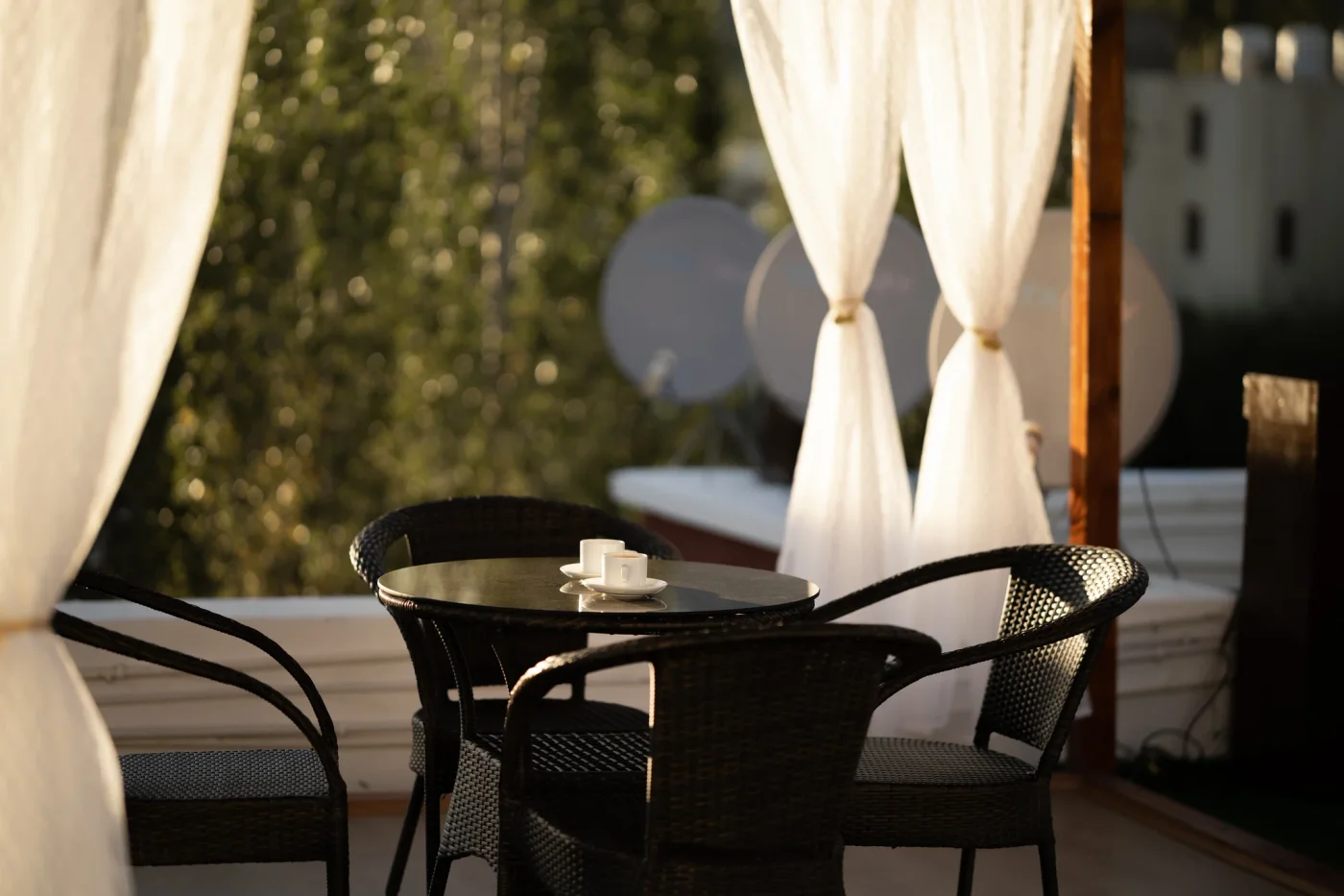 Rooftop Mountain View Gazebo